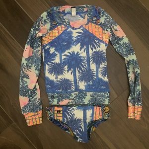 Maaji Girls' Macaroon TangyTang long sleeve swim 4